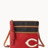 Dooney & Bourke Game Day Ready | Printed Fabric^MLB Triple Zip Crossbody