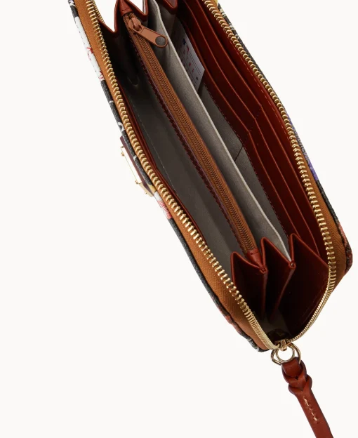 Dooney & Bourke Grab and Go | Wristlets^MLB Large Zip Around Wristlet