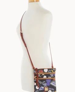 Dooney & Bourke Game Day Ready | Printed Fabric^MLB N S Triple Zip Crossbody
