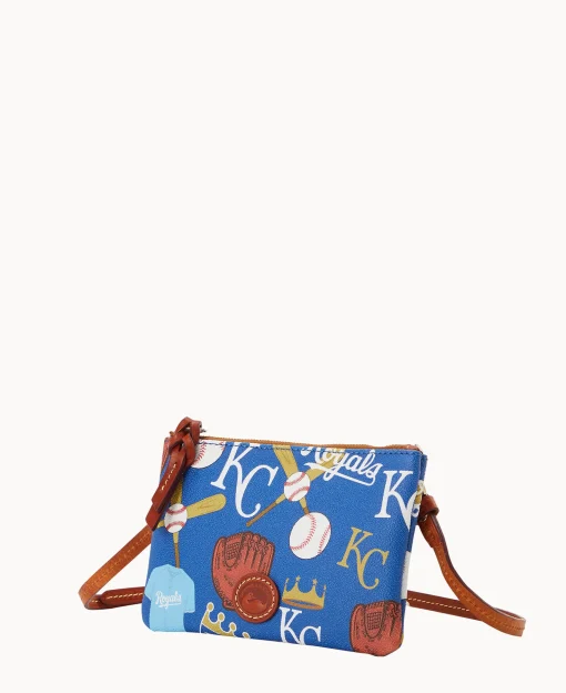 Dooney & Bourke Game Day Ready | Printed Fabric^MLB Top Zip Crossbody