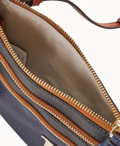 Dooney & Bourke Game Day Ready | Printed Fabric^MLB Triple Zip Crossbody