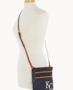 Dooney & Bourke Game Day Ready | Printed Fabric^MLB Triple Zip Crossbody