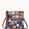 Dooney & Bourke Game Day Ready | Printed Fabric^MLB N S Triple Zip Crossbody
