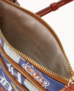 Dooney & Bourke Game Day Ready | Printed Fabric^MLB N S Triple Zip Crossbody