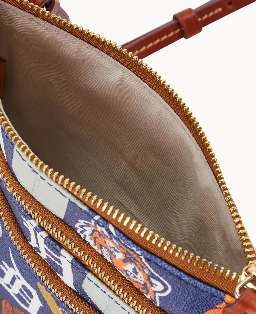 Dooney & Bourke Game Day Ready | Printed Fabric^MLB N S Triple Zip Crossbody