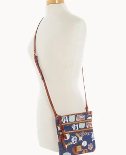 Dooney & Bourke Game Day Ready | Printed Fabric^MLB N S Triple Zip Crossbody