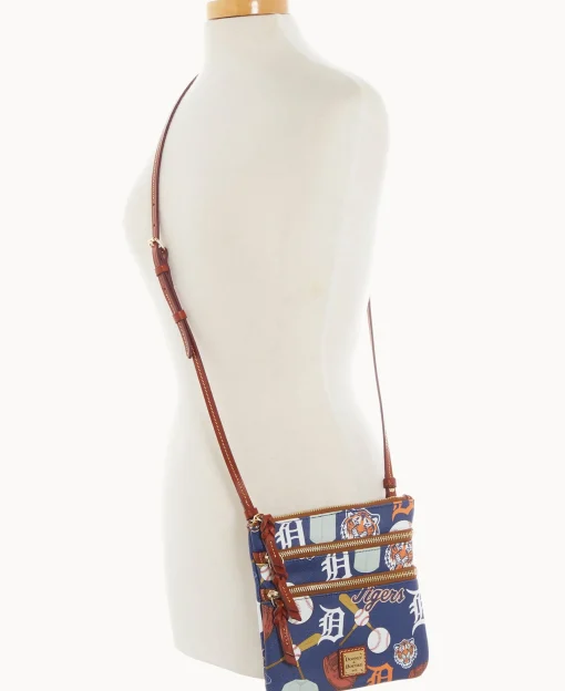 Dooney & Bourke Game Day Ready | Printed Fabric^MLB N S Triple Zip Crossbody