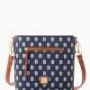 Dooney & Bourke Game Day Ready | Printed Fabric^MLB Small Zip Crossbody