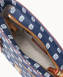 Dooney & Bourke Game Day Ready | Printed Fabric^MLB Small Zip Crossbody