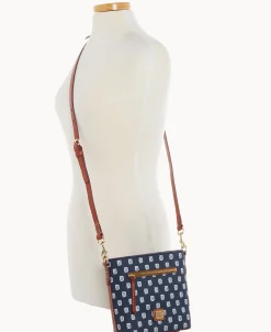 Dooney & Bourke Game Day Ready | Printed Fabric^MLB Small Zip Crossbody