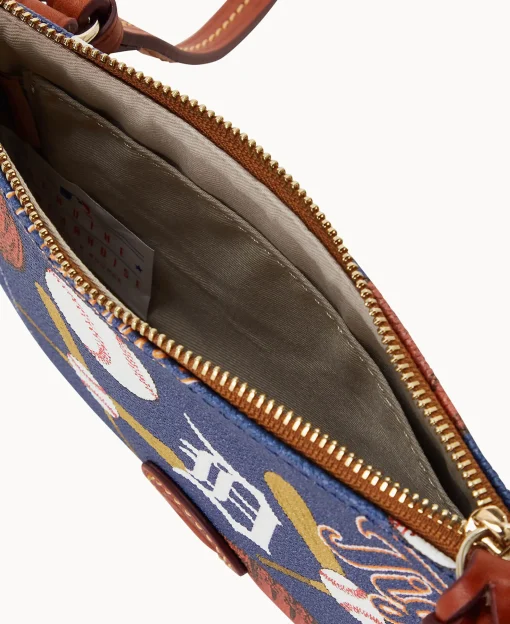 Dooney & Bourke Game Day Ready | Printed Fabric^MLB Top Zip Crossbody