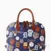 Dooney & Bourke Game Day Ready | Printed Fabric^MLB Zip Zip Satchel