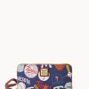 Dooney & Bourke Grab and Go | Wristlets^MLB Large Zip Around Wristlet