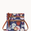 Dooney & Bourke Game Day Ready | Printed Fabric^MLB N S Triple Zip Crossbody