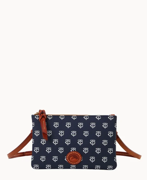 Dooney & Bourke Game Day Ready | Printed Fabric^MLB Top Zip Crossbody
