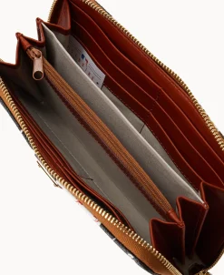 Dooney & Bourke Grab and Go | Wristlets^MLB Large Zip Around Wristlet