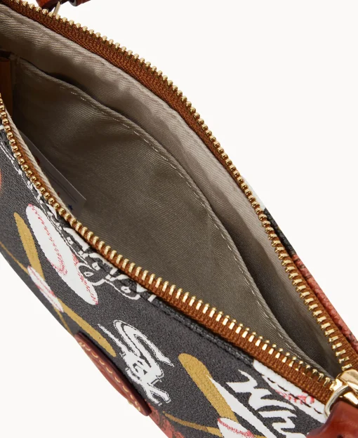 Dooney & Bourke Game Day Ready | Printed Fabric^MLB Top Zip Crossbody