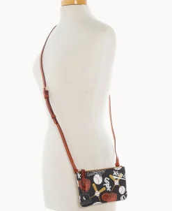 Dooney & Bourke Game Day Ready | Printed Fabric^MLB Top Zip Crossbody