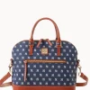 Dooney & Bourke Game Day Ready | Printed Fabric^MLB Domed Zip Satchel