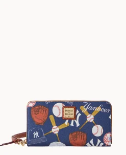 Dooney & Bourke Grab and Go | Wristlets^MLB Large Zip Around Wristlet
