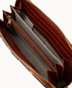 Dooney & Bourke Grab and Go | Wristlets^MLB Large Zip Around Wristlet
