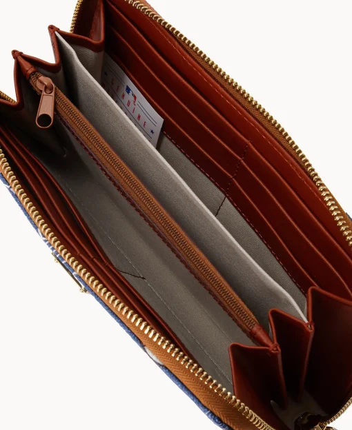 Dooney & Bourke Grab and Go | Wristlets^MLB Large Zip Around Wristlet