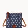 Dooney & Bourke Game Day Ready | Printed Fabric^MLB Small North South Top Zip Crossbody