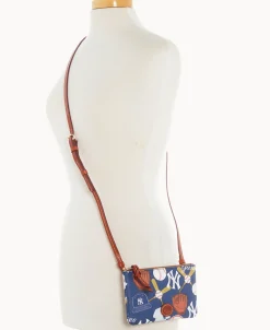 Dooney & Bourke Game Day Ready | Printed Fabric^MLB Top Zip Crossbody