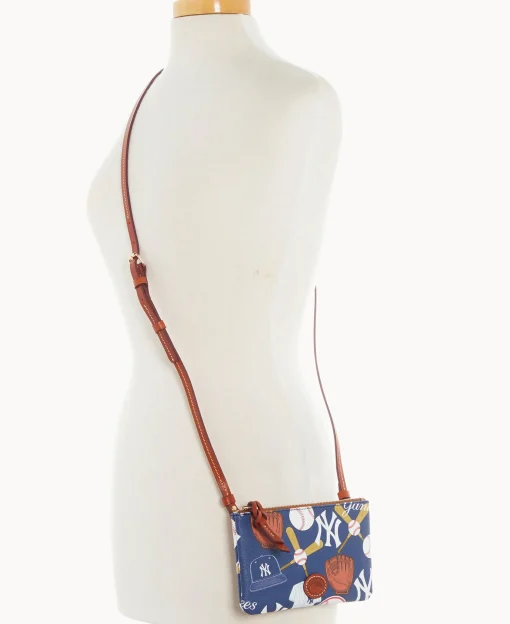 Dooney & Bourke Game Day Ready | Printed Fabric^MLB Top Zip Crossbody