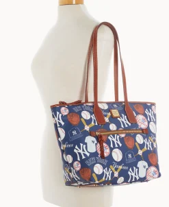 Dooney & Bourke Game Day Ready | Printed Fabric^MLB Tote