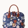 Dooney & Bourke Game Day Ready | Printed Fabric^MLB Zip Zip Satchel