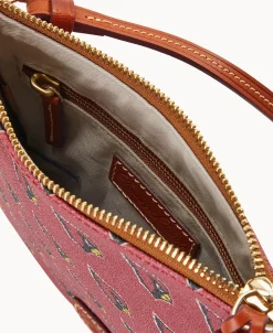 Dooney & Bourke Game Day Ready | Printed Fabric^NFL AZ North South Top Zip Crossbody