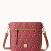 Dooney & Bourke Game Day Ready | Printed Fabric^NFL AZ Small Zip Crossbody