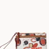 Dooney & Bourke Grab and Go | Wristlets^NFL Bears Double Zip Wristlet