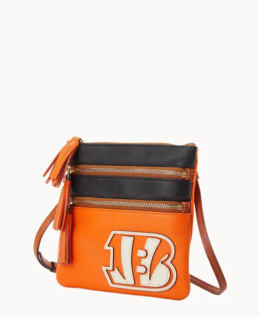 Dooney & Bourke Game Day Ready | Printed Fabric^NFL Triple Zip Crossbody