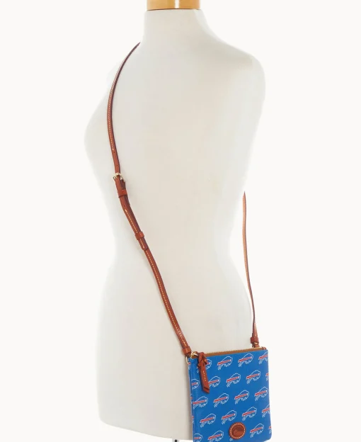 Dooney & Bourke Game Day Ready | Printed Fabric^NFL Small North South Top Zip Crossbody