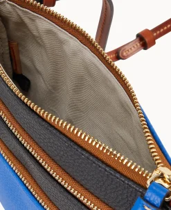 Dooney & Bourke Game Day Ready | Printed Fabric^NFL Triple Zip Crossbody