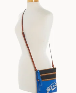 Dooney & Bourke Game Day Ready | Printed Fabric^NFL Triple Zip Crossbody