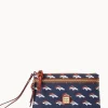 Dooney & Bourke Grab and Go | Wristlets^NFL Broncos Double Zip Wristlet