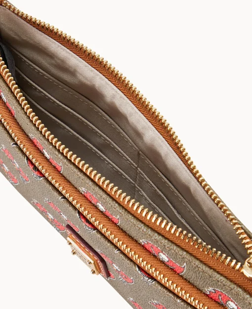 Dooney & Bourke Grab and Go | Wristlets^NFL Buccaneers Double Zip Wristlet