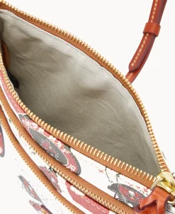 Dooney & Bourke Game Day Ready | Printed Fabric^NFL N S Triple Zip Crossbody