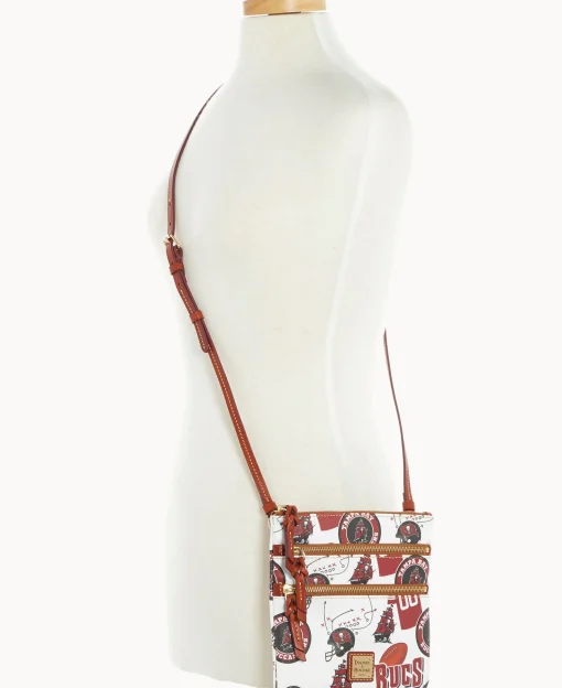 Dooney & Bourke Game Day Ready | Printed Fabric^NFL N S Triple Zip Crossbody