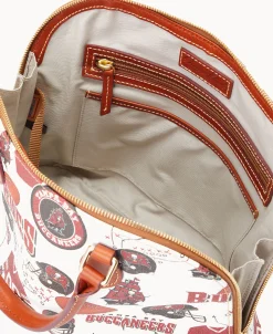 Dooney & Bourke Game Day Ready | Printed Fabric^NFL Zip Zip Satchel