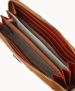 Dooney & Bourke Grab and Go | Wristlets^NFL Large Zip Around Wristlet