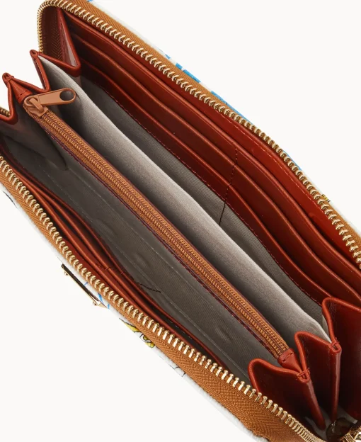 Dooney & Bourke Grab and Go | Wristlets^NFL Large Zip Around Wristlet