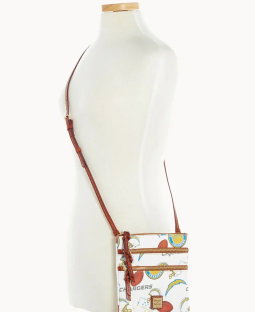 Dooney & Bourke Game Day Ready | Printed Fabric^NFL N S Triple Zip Crossbody
