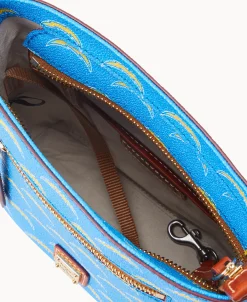 Dooney & Bourke Game Day Ready | Printed Fabric^NFL Small Zip Crossbody