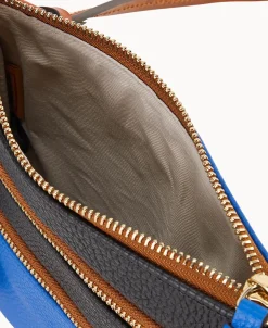 Dooney & Bourke Game Day Ready | Printed Fabric^NFL Triple Zip Crossbody