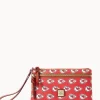 Dooney & Bourke Grab and Go | Wristlets^NFL Chiefs Double Zip Wristlet