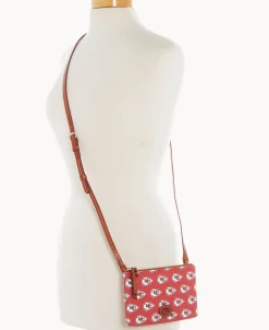 Dooney & Bourke Game Day Ready | Printed Fabric^NFL Top Zip Crossbody